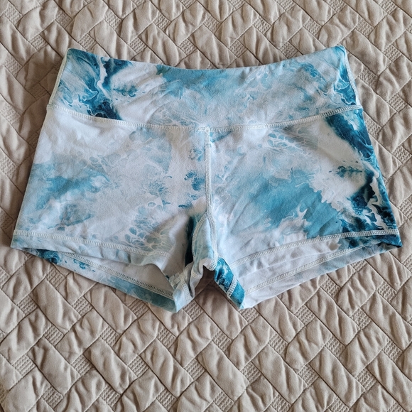 Ocean Print Savage Barbell Shorts - Picture 2 of 3